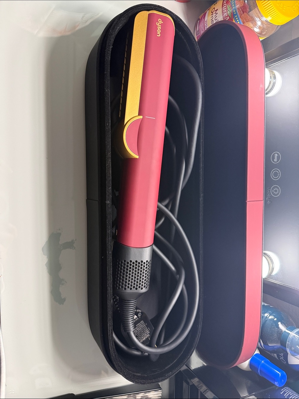 Dyson Airstraight in Red & Gold Accent